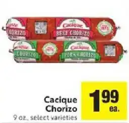 Save Mart Cacique Chorizo offer