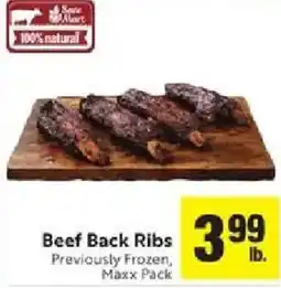 Save Mart Savannah Farms Beef Back Ribs offer