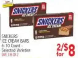Ingles Markets Snickers ice cream bars offer