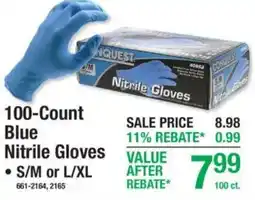 Menards Conquest nitrile gloves offer