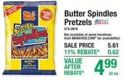 Menards Old Dutch butter spindles pretzels offer
