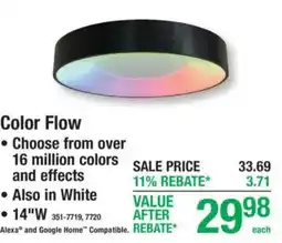 Menards Color Flow offer