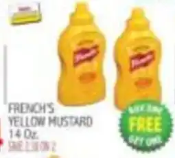 Ingles Markets French's yellow mustard offer