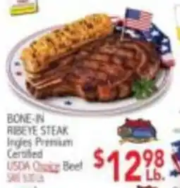 Ingles Markets Inglis Premium Certified USDA Choice Beef offer
