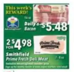 Ingles Markets Smithfield Prime Fresh Deli Meat offer