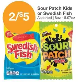 Kinney Drugs Sour Patch Kids or Swedish Fish offer