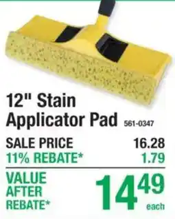 Menards 12" Stain Applicator Pad offer