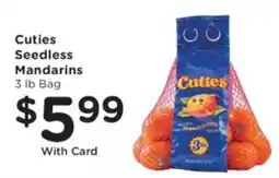 Ralphs Cuties seedless mandarins offer