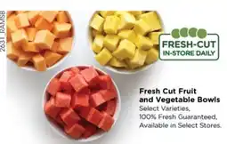 Ralphs Fresh-Cut Fruit and Vegetable Bowls offer