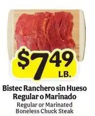 La Michoacana Bistec Ranchero sin Hueso offer