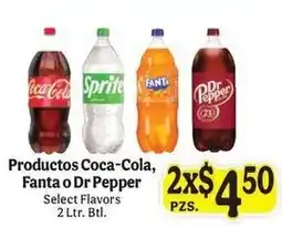 La Michoacana Coca-Cola, Sprite, Fanta or Dr Pepper offer