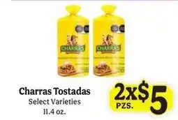 La Michoacana Charras Tostadas offer
