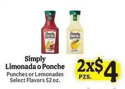 La Michoacana Simply Limonada o Ponche offer