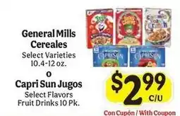 La Michoacana General Mills Cereales offer