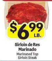 La Michoacana Sirloin de Res Marinado offer