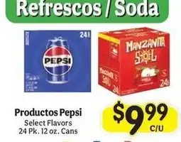 La Michoacana Pepsi Select Flavors offer