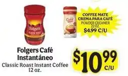 La Michoacana Folgers café instantáneo offer