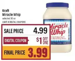 Lowes Foods Kraft miracle whip offer