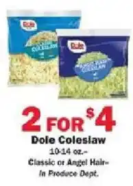 Schnucks Dole Coleslaw offer