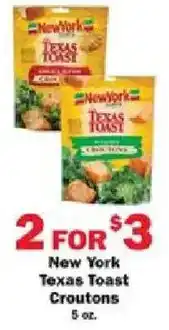 Schnucks New York Texas Toast Croutons offer