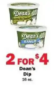 Schnucks Dean's Dip offer
