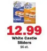 Schnucks White Castle Sliders offer