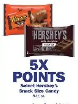 Schnucks Hershey's Snack Size Candy offer