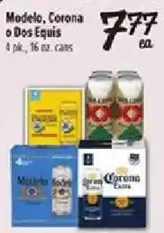 Fiesta Mart Modelo, Corona or Dos Equis offer