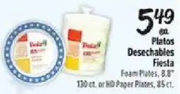 Fiesta Mart Fiesta foam plates offer