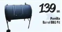 Fiesta Mart Parrilla Barrel BBQ Pit offer