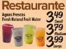 Fiesta Mart Fresh Natural Fruit Water offer