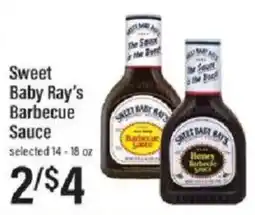 Lowes Foods Sweet Baby Ray's Barbecue Sauce offer
