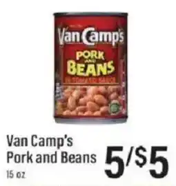 Lowes Foods Van Camp's Pork and Beans offer