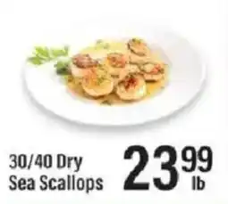 Lowes Foods 30/40 Dry Sea Scallops offer