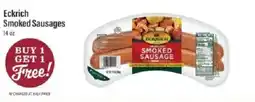 Lowes Foods Eckrich smoked sausages offer