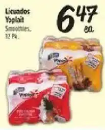 El Super Yoplait Smoothies offer