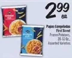 El Super Papas Congeladas First Street Frozen Potatoes offer