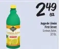 El Super First Street Lemon Juice offer