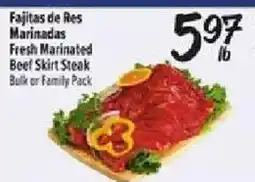 Fiesta Mart Fresh Marinated Beef Skirt Steak offer