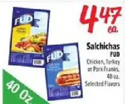Fiesta Mart Fud salchichas offer