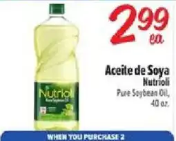 Fiesta Mart Nutrioli Pure Soybean Oil offer