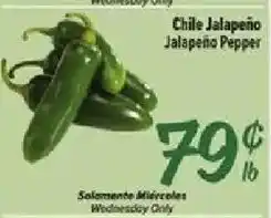 Fiesta Mart Chile Jalapeño Jalapeño Pepper offer
