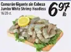 Fiesta Mart Jumbo White Shrimp Headless offer