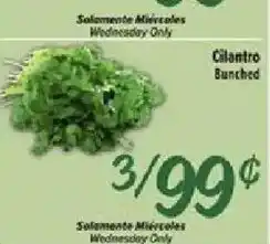 Fiesta Mart Cilantro Bunched offer