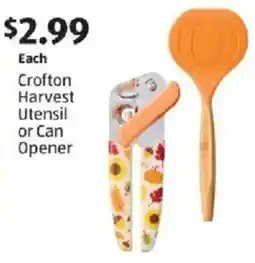 Aldi Crofton Harvest Utensil or Can Opener offer
