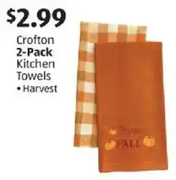 Aldi Crofton kitchen towels offer