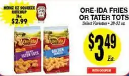 Arlan's Market ore-ida fries or tater tots offer