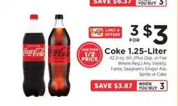 ShopRite Coke 1.25-Liter offer