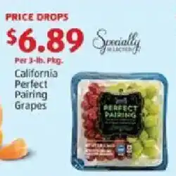 Aldi Specialty Selected California Perfect Pairing Grapes offer