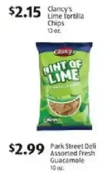 Aldi Clancy's Lime Tortilla Chips offer